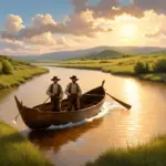 Lewis and Clark on the Missouri River